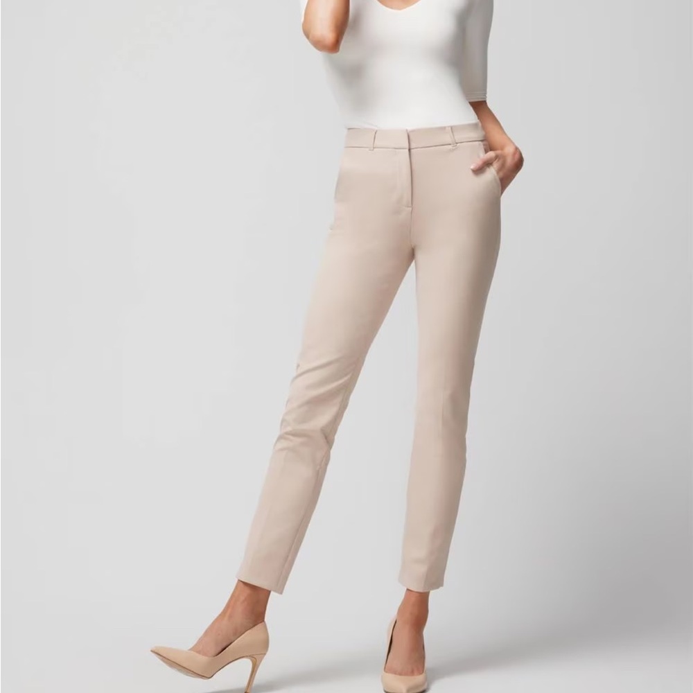 White House Black Market The Skim Ankle slacks size 8